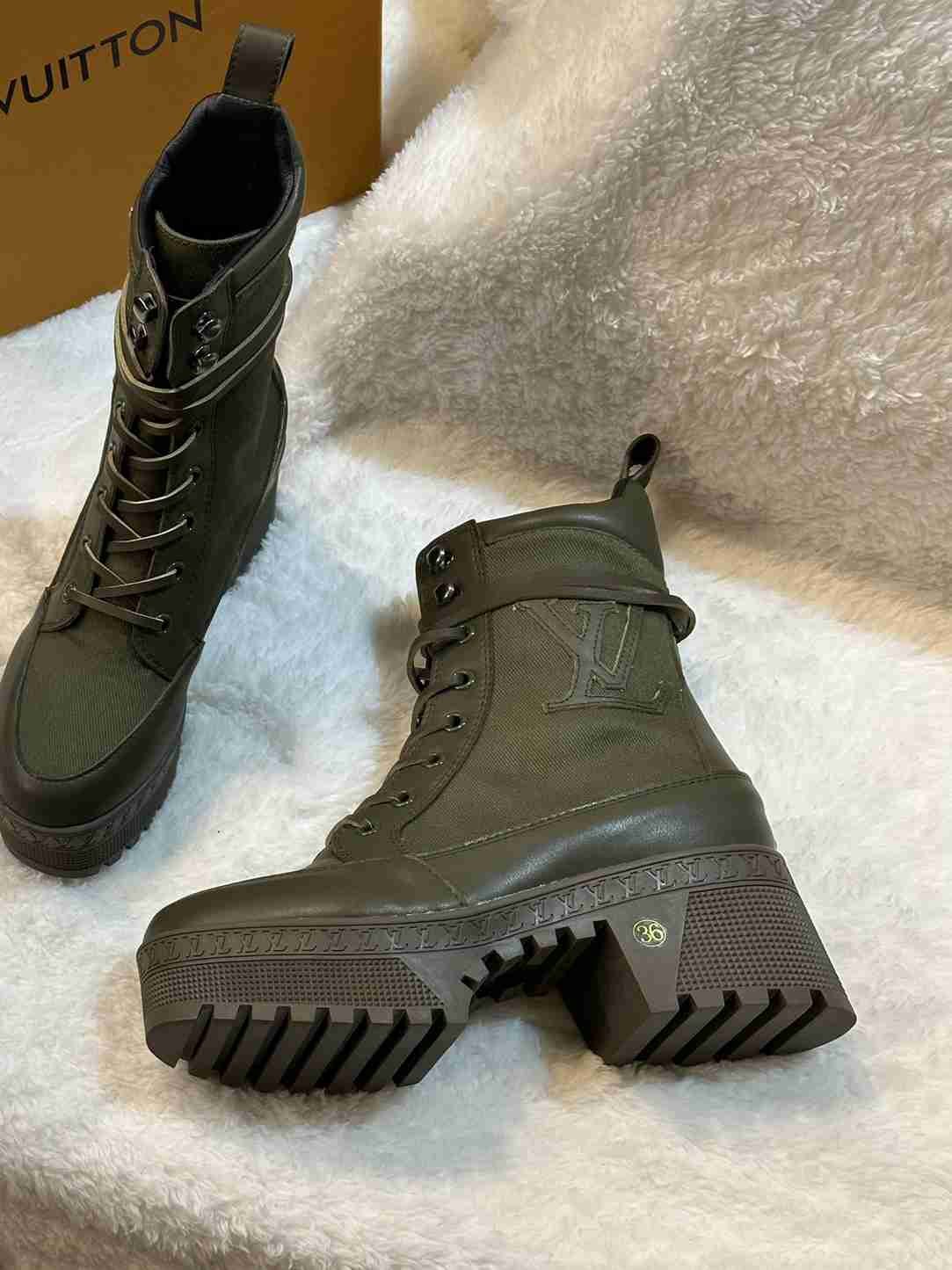 L0vis Vvtt0n Laureate Platform Desert Boot Kaki Green 1Ac7S9
