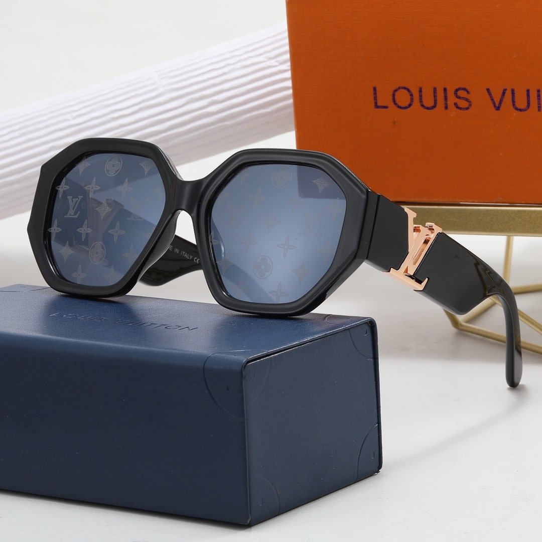 L0vis Vvtt0n Lv Icon Round Glasses Monogram Black