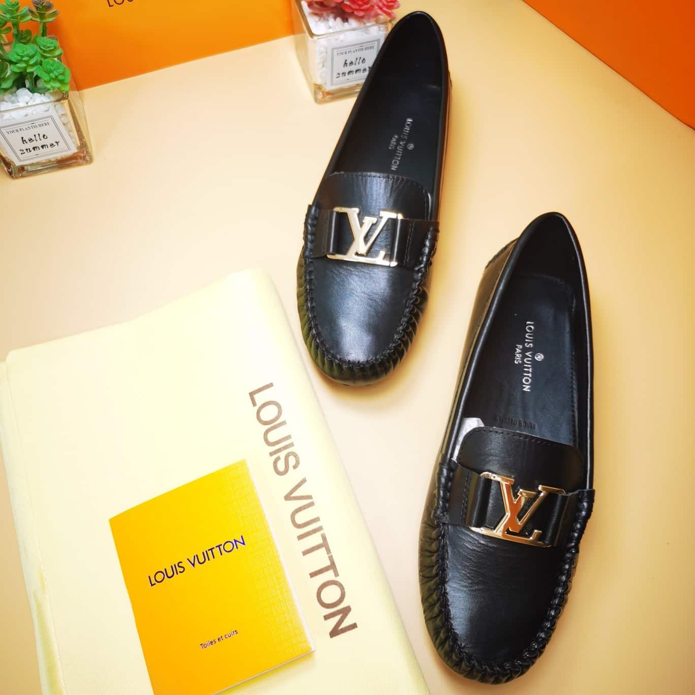 L0vis Vvtt0n Monte Carlo Mocassin Shoes Black