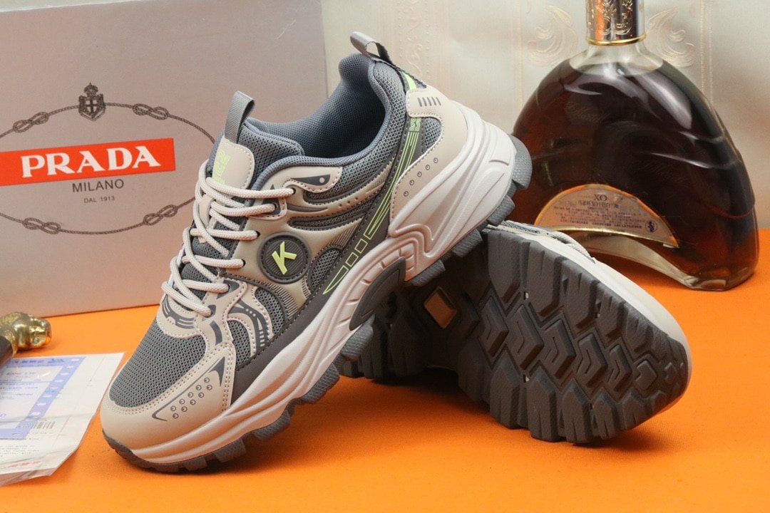 Pra*a Sport Running Sneaker In Grey