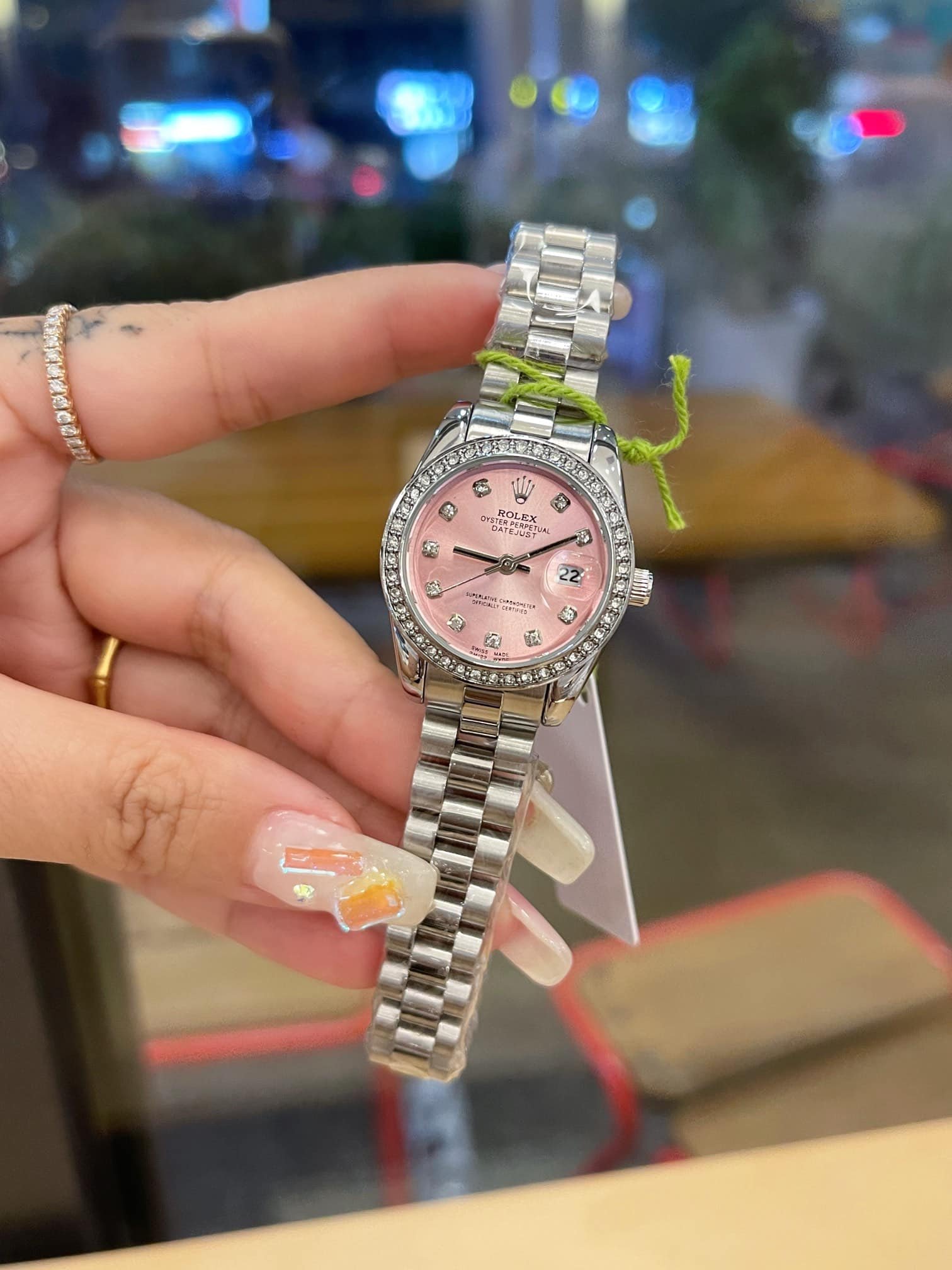 R01ex Lady Datejust 28 Silver Jubilee D1am0nd Dial In Pink 28Mm