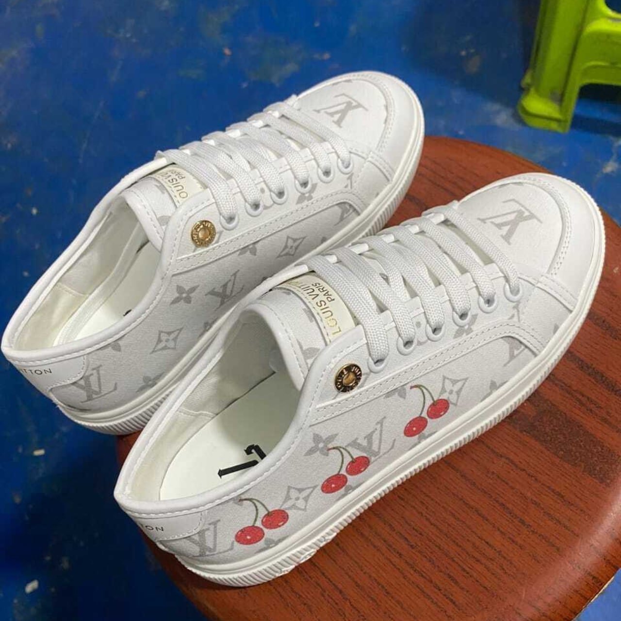 L0vis Vvtt0n X Takashi Murakami Lv Lagoon Sneaker White 1Ahkyo