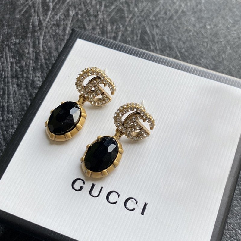 Gvc*1 Gg Black Earrings
